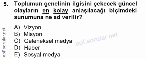 Soru 5