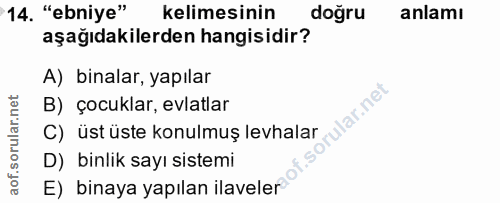 Soru 14