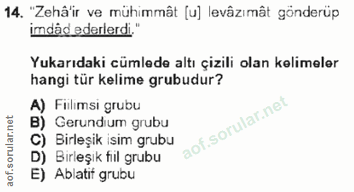 Soru 14
