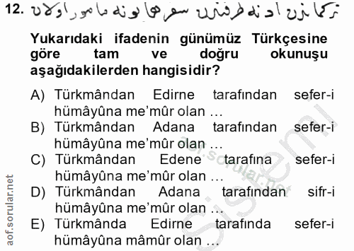Soru 12