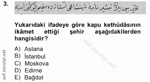 Soru 3