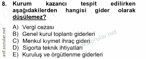 Soru 8