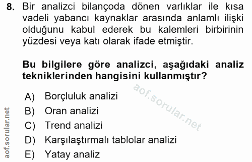 Soru 8