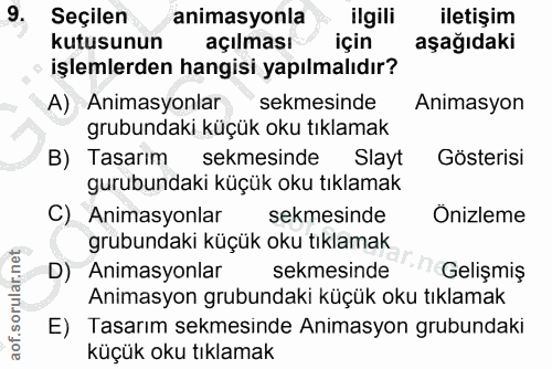Soru 9