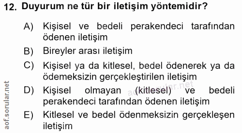 Soru 12