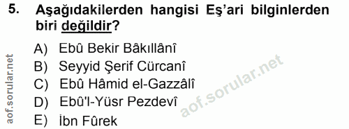 Soru 5