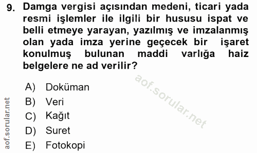 Soru 9