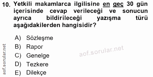 Soru 10
