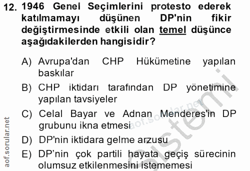 Soru 12