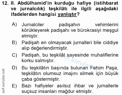 Soru 12