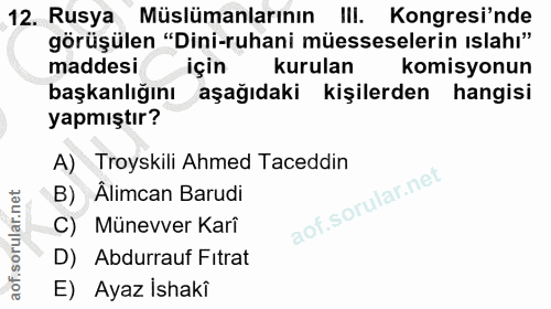 Soru 12
