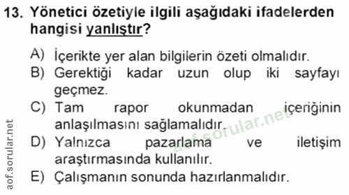 Soru 13