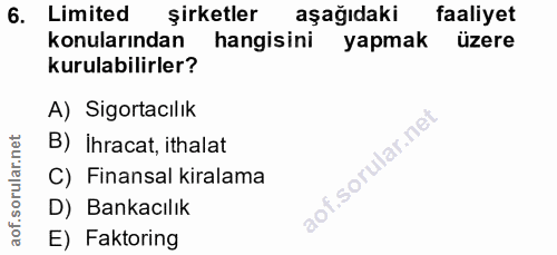 Soru 6