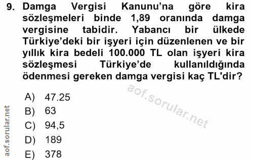 Soru 9
