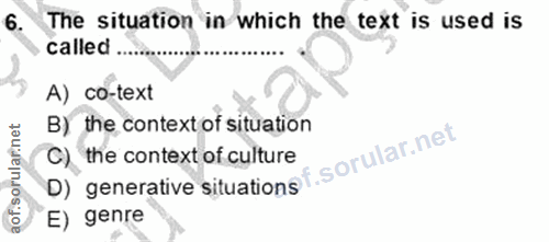Soru 6