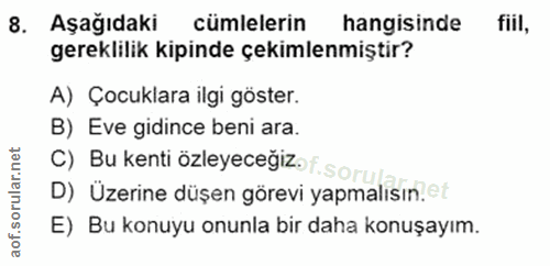 Soru 8