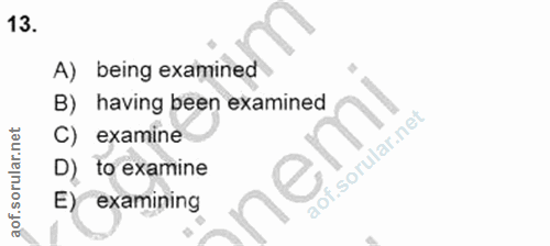 Soru 13