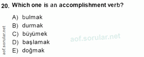 Soru 20