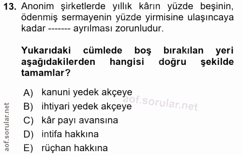Soru 13