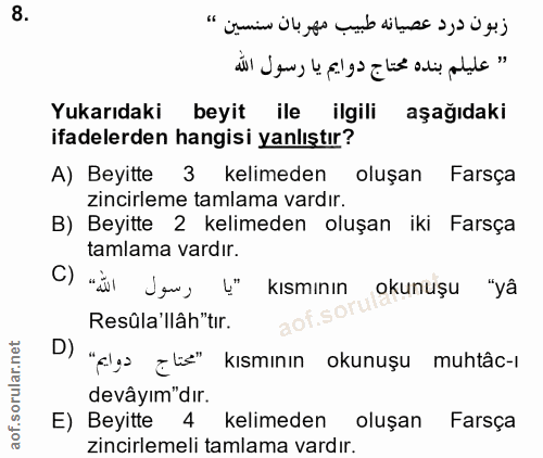Soru 8