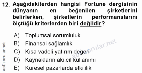 Soru 12