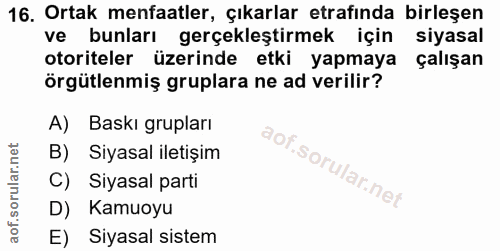 Soru 16