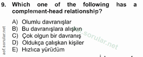 Soru 9