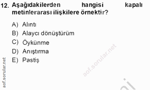 Soru 12