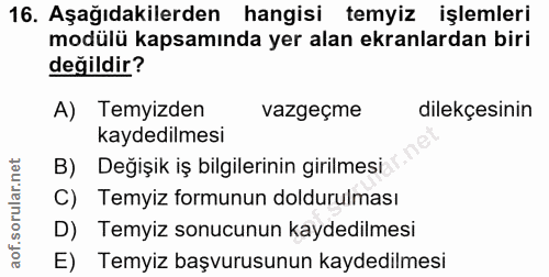 Soru 16