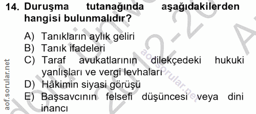 Soru 14