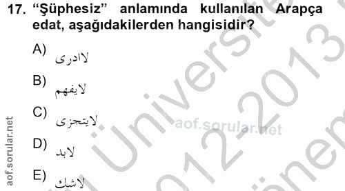 Soru 17