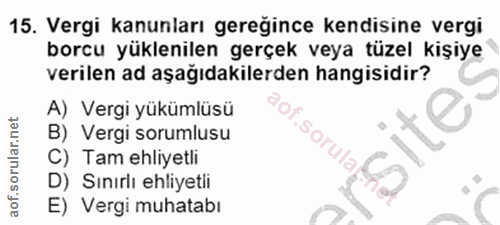 Soru 15