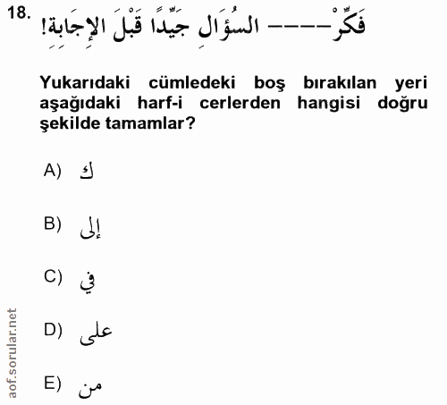 Soru 18