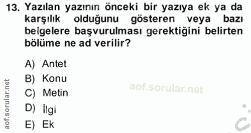 Soru 13