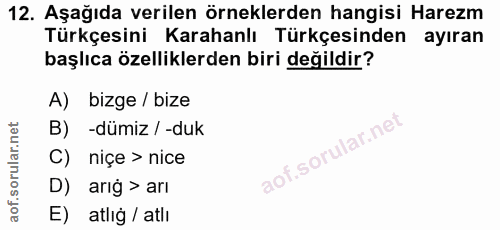Soru 12