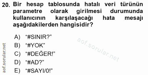 Soru 20