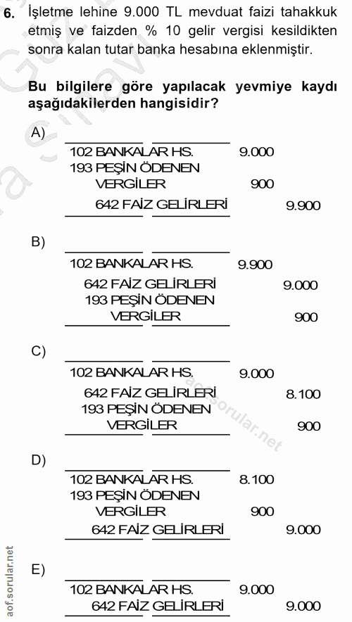 Soru 6