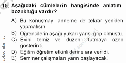 Soru 15