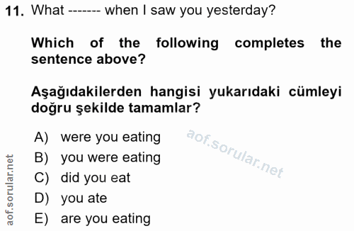 Soru 11