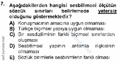 Soru 7