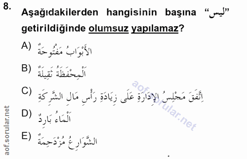 Soru 8