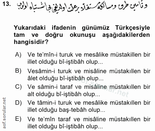 Soru 13