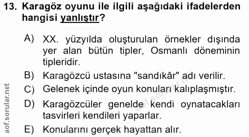 Soru 13