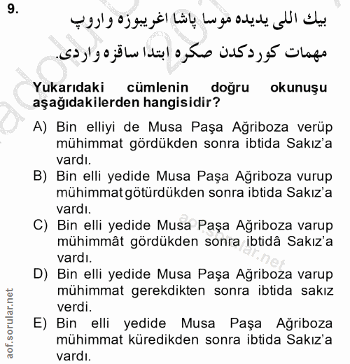 Soru 9