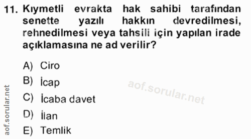 Soru 11