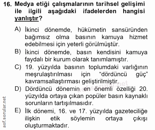 Soru 16