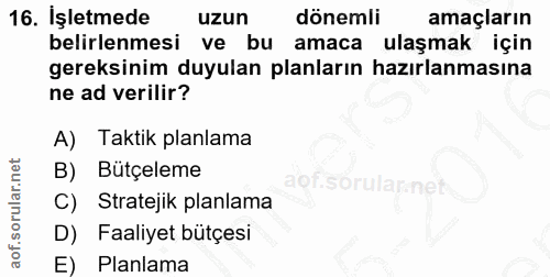Soru 16
