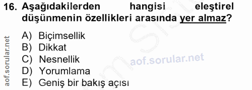 Soru 16