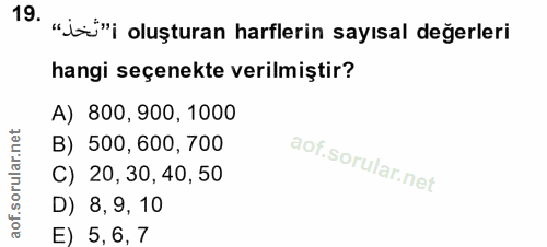 Soru 19