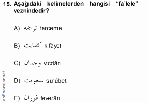 Soru 15